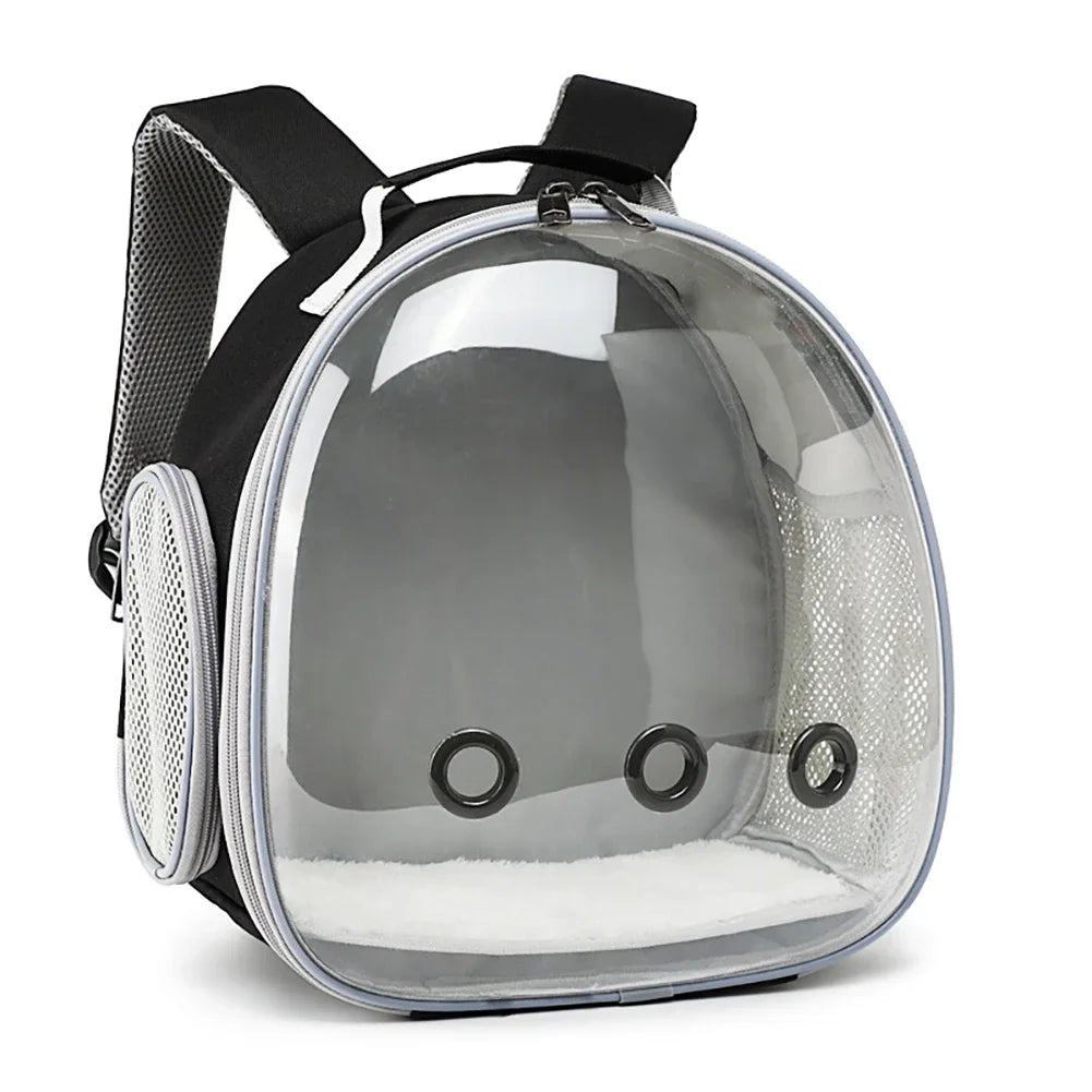 Small Animal Carrier Backpack — Breathable Travel Bag for Pets