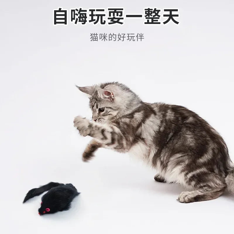 Plush Simulation Mouse Interactive Cat Toy