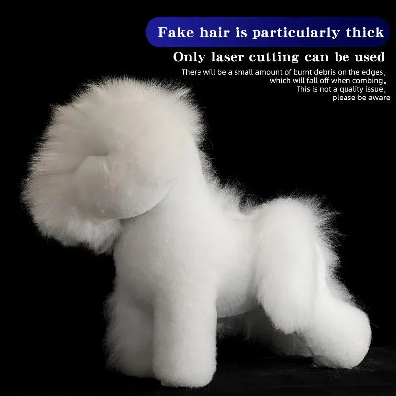 Bichon Grooming Practice Model with Wig