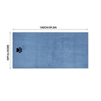 Embroidered Microfiber Pet Bath Towel — Super Soft & Absorbent