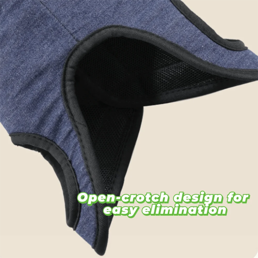 Dog Sling Harness with Pockets (Breathable Mesh, Adjustable, Hands-Free Carry)