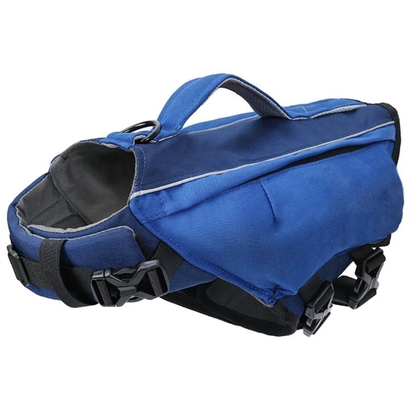 Dog Life Vest with Rescue Handle (Buoyancy Flotation, Adjustable)