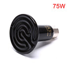 Far Infrared Ceramic Heat Emitter — No-Light Reptile Heater, 25W–200W