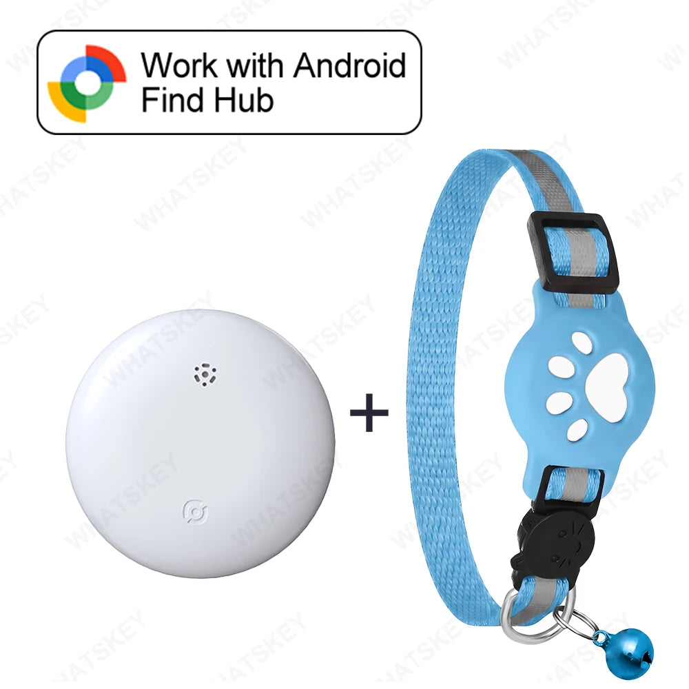 Multi-Purpose GPS Tracker for Pets & Vehicles - Google Find My Collar & Necklace