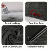 Quick-Drying Pet Bath Towels — Soft Fiber Multi-Packs for Dogs & Cats