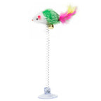 Cartoon Feather Wand Cat Toy with Bell