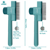 Self-Cleaning Flea Comb — One-Touch Release for Dogs & Cats