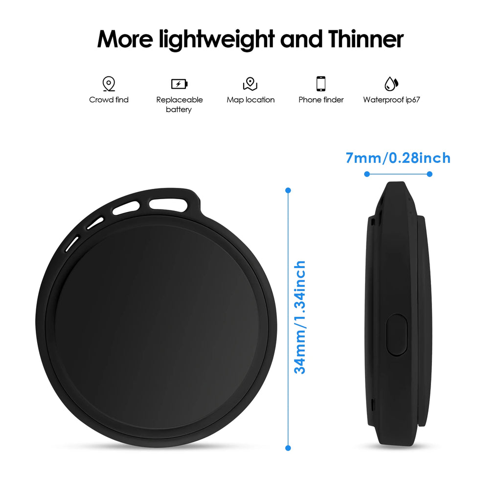 AirTag Compatible Anti-Loss GPS Tracker for Pets, Cars & Kids