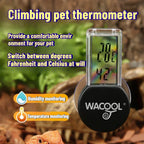 Digital Reptile Hygrometer & Thermometer — Terrarium Habitat Monitor