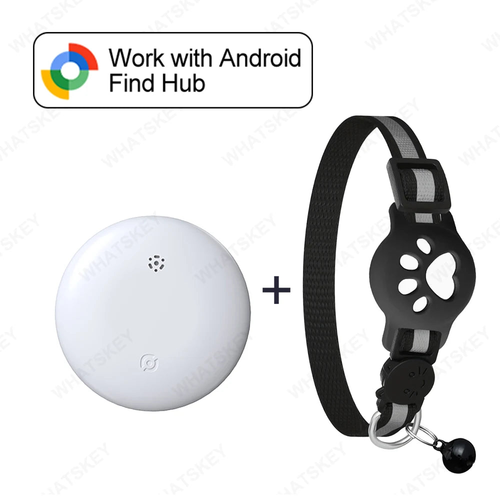 GPS Pet Collar Tracker Kit for Android - Google Find My Compatible