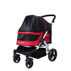 Large Luxury Foldable Pet Stroller Cart for Big Dogs & Multiple Cats — Portable Outdoor Walking Cart