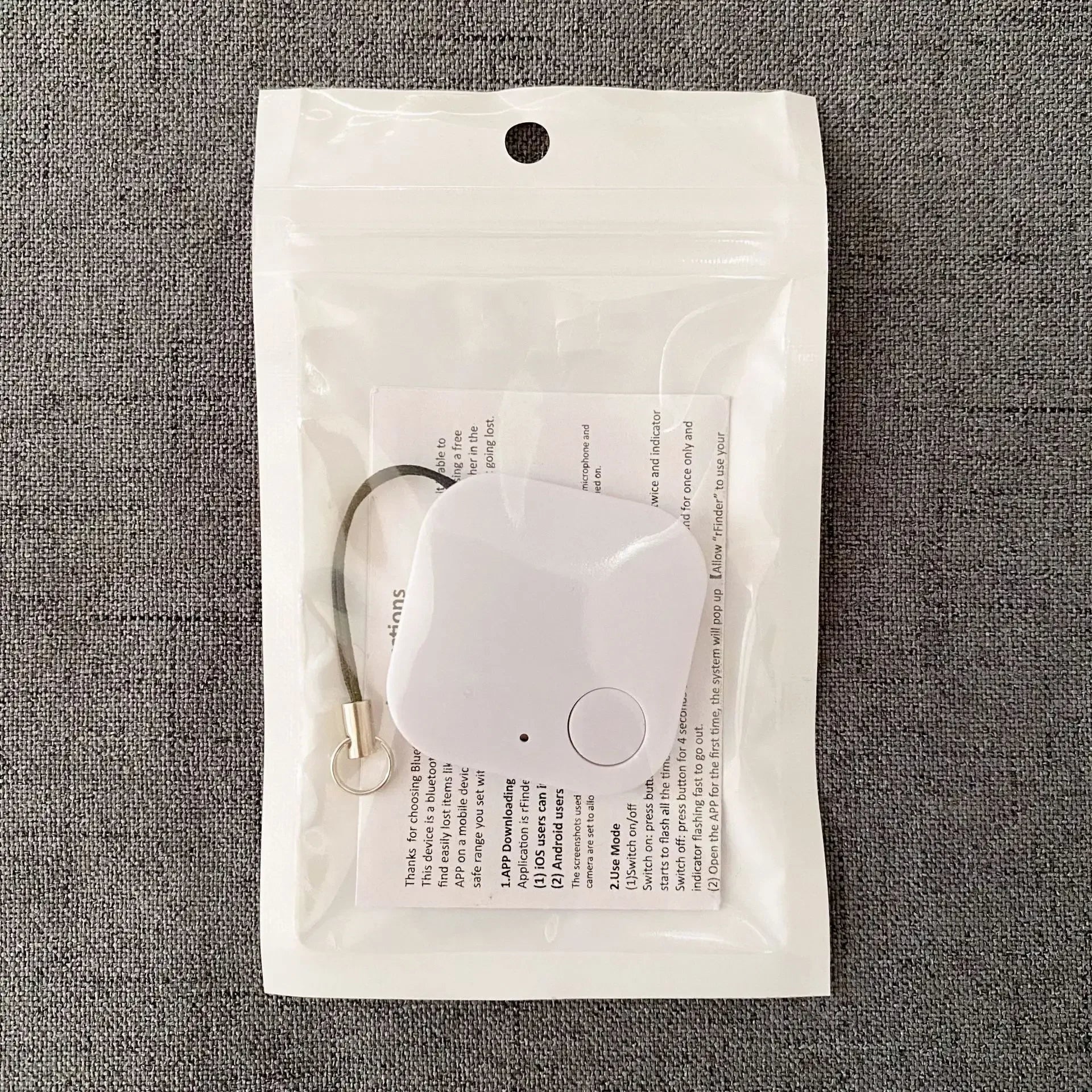 Mini Bluetooth Pet Tracker with Built-In Speaker - AirTag-Style Finder