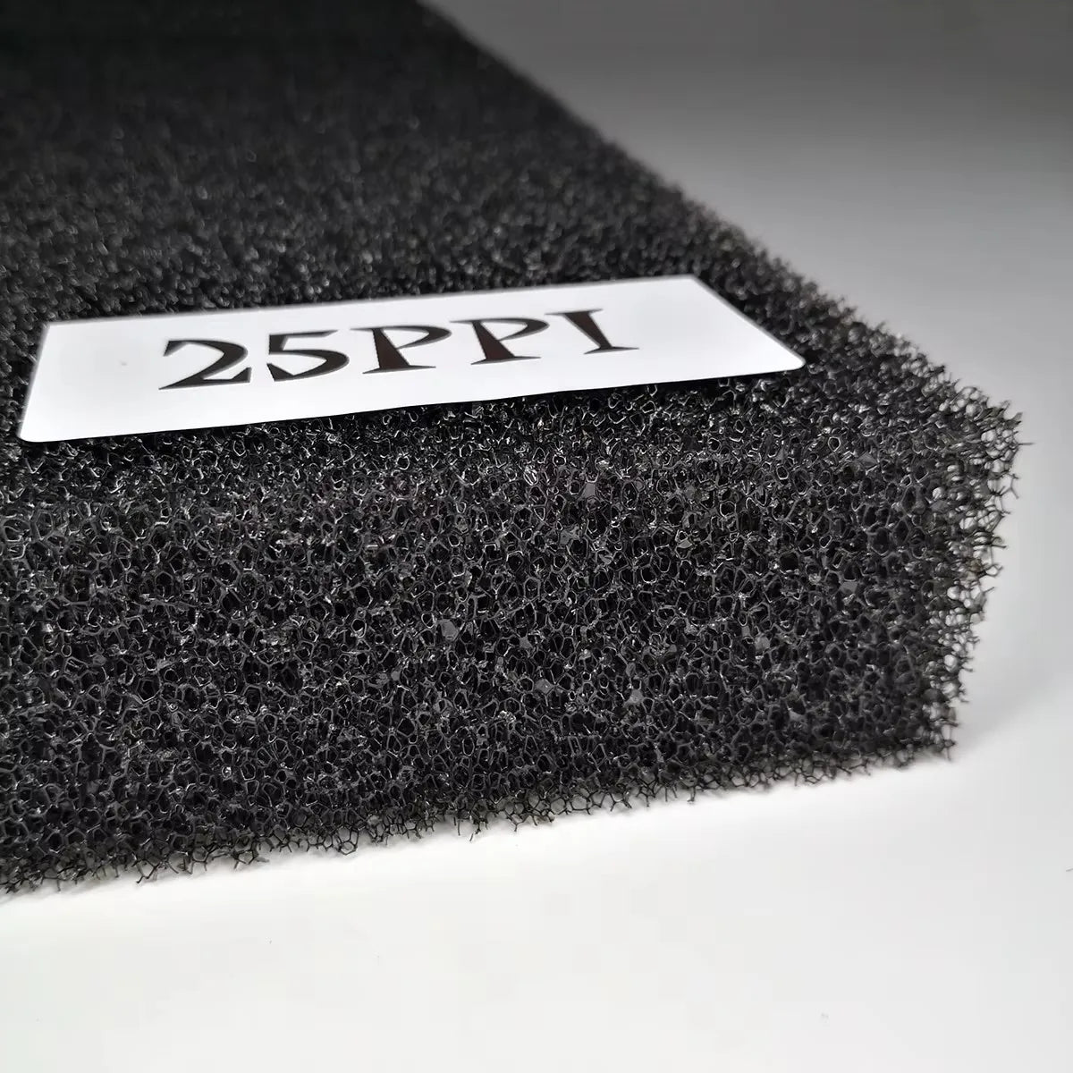 Aquarium Biochemical Filter Foam Sponge (15–50 PPI, Black, Cut-to-Size)