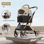 Separable Pet Stroller with Detachable Multifunctional Bag — One-Click Fold Cat & Dog Travel Cart