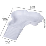 Reptile Bathing Pool with Ramp — Slip-Proof Soaking Tub for Turtles & Tortoises
