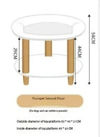 Plush Raised Pet Sofa Couch Bed with Anti-Slip Bottom