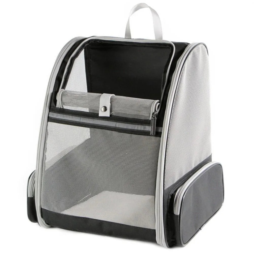 Foldable Pet Carrier Backpack (Suede, Large Capacity, 5 Colors)