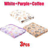 Dog Paw Print Blanket (Soft Plush Pet Blanket)