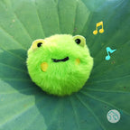 Touch-Activated Sound Cat Toy — Bite-Resistant Frog, Bird, Cricket & Mouse Sounds