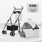 Portable Foldable Walking & Jogging Pet Stroller for Small & Medium Dogs & Cats