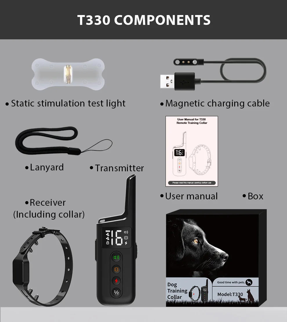 Long-Range Dog Training Collar (500m)