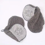 Extra-Large Chenille Pet Towel — Super Absorbent & Quick-Drying