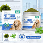 Deep-Clean Pet Teeth Powder — Dissolves Plaque & Eliminates Odor, 100g
