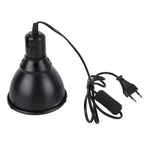 5.5in Ceramic Dome Heat Lamp Fixture — Uniform Heating for Reptiles & Amphibians