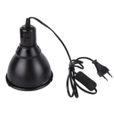 5.5in Ceramic Dome Heat Lamp Fixture — Uniform Heating for Reptiles & Amphibians