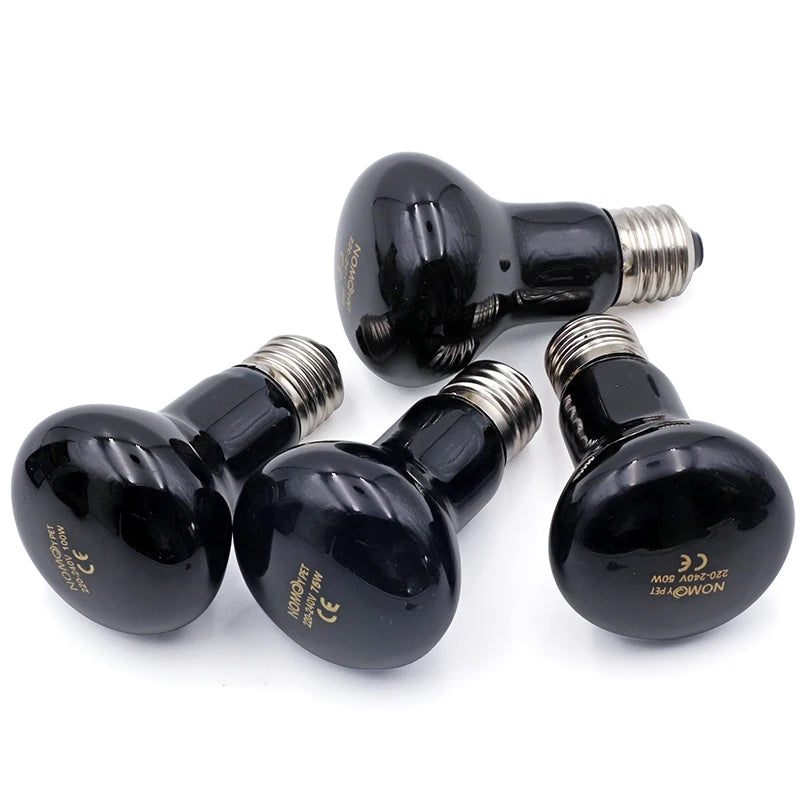 220V UVA+UVB Reptile Basking Lamp — Daylight Heat Bulb for Turtles & Lizards, 25W-100W