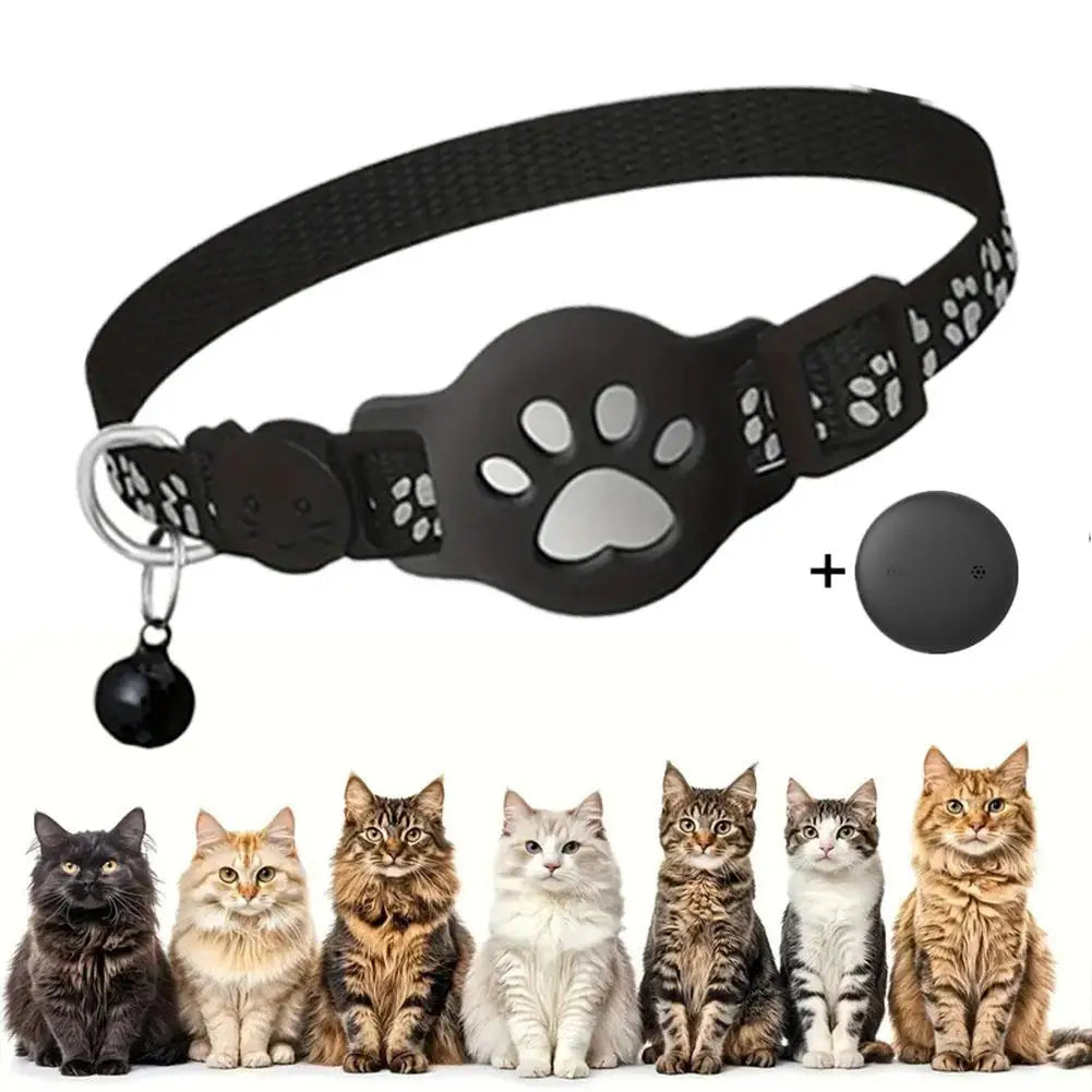 Waterproof Mini GPS Tracker Collar for Cats & Puppies - Anti-Loss Movement Alerts & Remote Locator