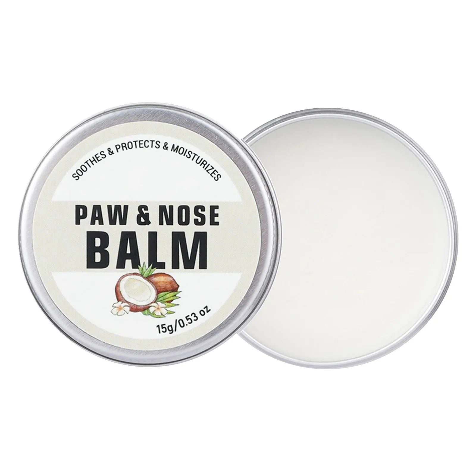 Natural Nose & Paw Balm for Dogs & Cats — Moisturizing, Licking-Safe Formula