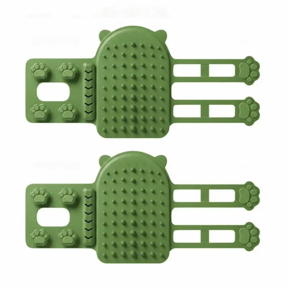 Self-Cleaning Silicone Corner Scratcher & Grooming Comb