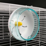 Silent Hamster Running Wheel — Wide-Track Acrylic Exercise Disc