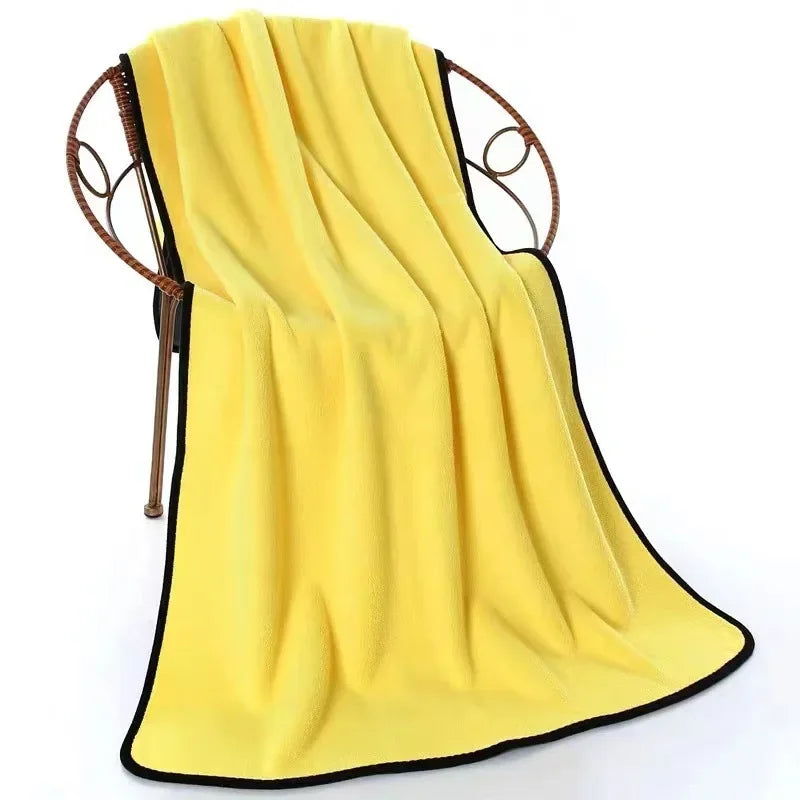 Ultra-Fine Fiber Pet Towel — Super Absorbent Quick-Dry, 3 Sizes