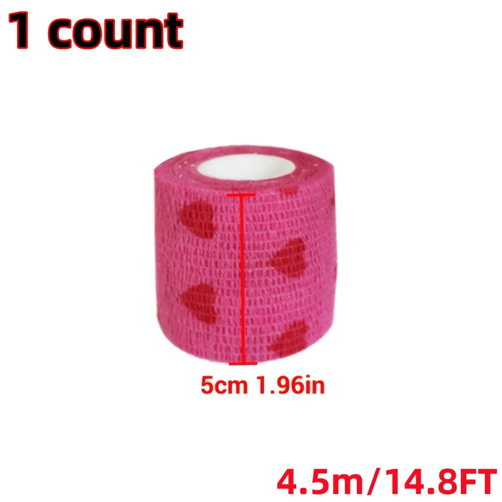 Self-Adhesive Pet Wound Wrap — Breathable Elastic Bandage, No Clips Needed