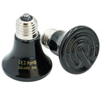 Mini Conical Ceramic Heat Emitter — No-Light Infrared Bulb, 20,000+ Hour Life