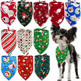 Christmas Pet Bow Tie Bandana 50-Pack (Dog & Cat Accessory)