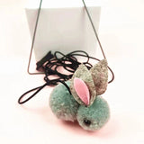 Simulated Mice & Rabbit Suction Cup Cat Teaser Toy — Spring Rope Interactive Cat Toy