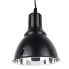 5.5in Ceramic Dome Heat Lamp Fixture — Uniform Heating for Reptiles & Amphibians