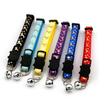 Star & Moon Charm Bell Collar for Cats