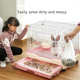 Disposable Cage Liner Film — Leak-Proof Pet Tray Sheets, 50-Pack