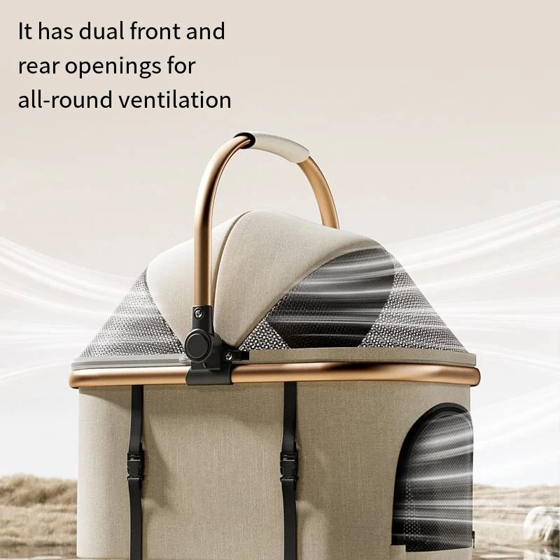 One-Click Fold Universal Lightweight Cat & Baby Stroller — 2026 Model