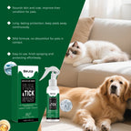 Natural Flea & Tick Repellent Spray — Whole-Body & Home Protection