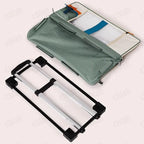 Extra-Large 2-Cat Foldable Breathable Pet Stroller with Backpack & Trolley Modes