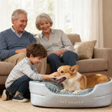 Ultra-Soft Plush Dog Bed, Bite-Resistant & Dirt-Proof
