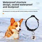 Bluetooth Pet Anti-Loss GPS Tracker with Waterproof Wearable Collar Finder for Dogs & Cats