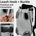 Lightweight Mesh Pet Front Carrier (Double Shoulder, Adjustable Strap)