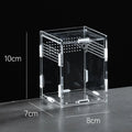 Clear Acrylic Reptile Breeding Box — Ventilated Habitat, Multiple Sizes