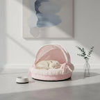 Princess-Style Semi-Enclosed Cat Bed Cradle